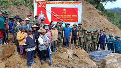 Quang Ngai: Mer än 2 000 människor övervann jordskred tillsammans