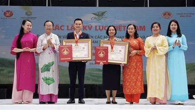 200 vegetarische Gerichte von Lotus stellen einen vietnamesischen Rekord auf
