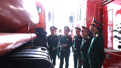 Командувач військового округу 1 перевіряє результати виконання завдань у 2025 році для підрозділів, що підпорядковуються Генеральному штабу військового округу.