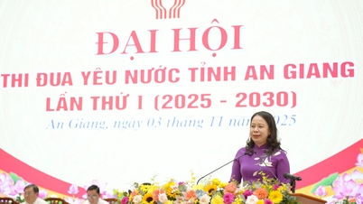 Phó Chủ tịch nước Võ Thị Ánh Xuân dự Đại hội thi đua yêu nước tỉnh An Giang