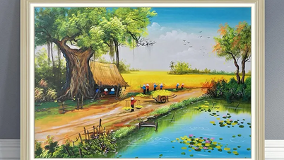 Frumusețea peisajului rural nordic antic în picturi în ulei