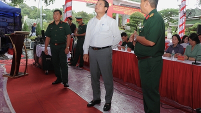 Tay Ninh کمبوڈیا میں مشن انجام دینے کے لیے ٹیم K ​​کو روانگی کی تقریب اور کاموں کی تفویض کی تیاری کر رہا ہے