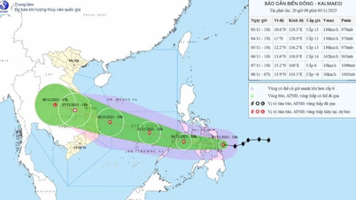 Шторм Калмаеги движется быстро, ожидается, что он войдет в Восточное море 5 ноября.