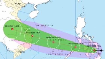 A Kalmaegei tájfun nagyon erős, és veszélyes zivatarokat okozhat.