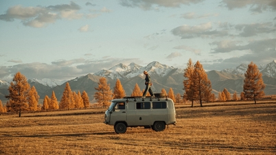 Pelancong Vietnam pergi melihat musim luruh di Mongolia: Mabuk yang teruk pada waktu siang, dan kayu api terbakar pada waktu malam
