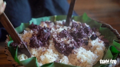 Specjalne danie z kleistego ryżu dostępne wyłącznie jesienią w Thai Nguyen, w okresie plemienia Tay