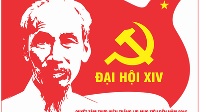 Tuyên truyền trực quan Đại hội đại biểu toàn quốc lần thứ XIV của Đảng