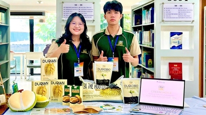 تقوم مجموعة من الطلاب بتحويل نفايات الدوريان إلى منتجات مفيدة للزراعة.