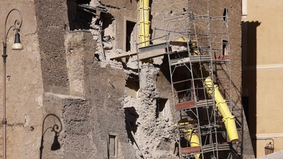 Menara Rom purba runtuh, seorang pekerja terbunuh