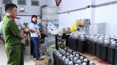 Pha hóa chất làm nước mắm giả, bột giặt giả thương hiệu nổi tiếng