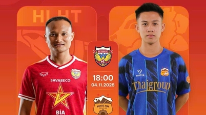 ការផ្សាយបន្តផ្ទាល់បាល់ទាត់ Ha Tinh vs HAGL: គេចចេញពីបាតតារាង