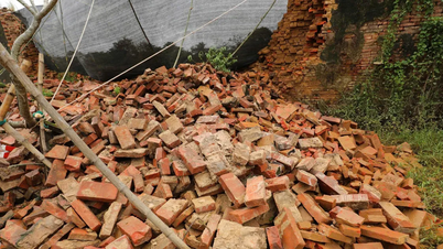 آجرهایی که برای ساخت ارگ سلطنتی هوئه استفاده شده‌اند، پس از صدها سال هنوز قرمز روشن هستند.