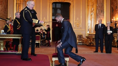 Beckhamet hivatalosan is lovaggá ütötték