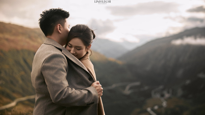 Loạt ảnh tình cảm của Thiếu gia Tập đoàn Sơn Hải và Hoa hậu Đỗ Thị Hà ở Thụy Sĩ