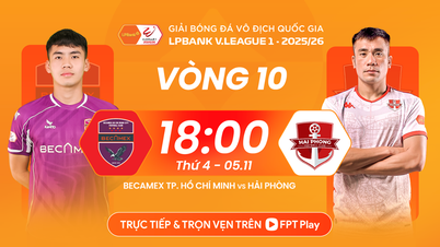 วิเคราะห์การแข่งขัน Becamex TP.HCM พบ Hai Phong เวลา 18.00 น. 5 พฤศจิกายน: ยืดสถิติไร้พ่าย