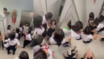 호치민시: 중학교에서 여학생이 집단으로 구타당하는 영상이 화제다