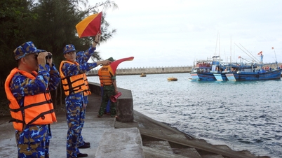 Truong Sa welcomes 3,000 fishermen to the storm shelter