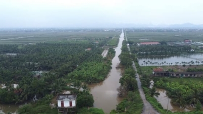 Flooded fields due to inadequate drainage