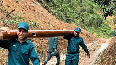 Avuong commune urgently evacuated 103 households in vulnerable areas before storm No. 13