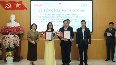 Trao giải cuộc thi thiết kế bài giảng về phòng, chống tác hại thuốc lá