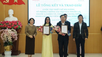 Majlis penganugerahan pertandingan reka bentuk syarahan untuk mencegah dan memerangi kesan berbahaya tembakau