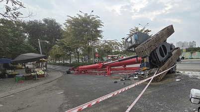 Ho Si Minh-város: Láncszakadás és daru zuhanás után leesett a nyerges vontató pótkocsijáról, egy ember megsérült