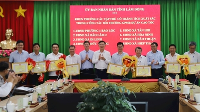 ประธานคณะกรรมการประชาชนจังหวัดลัมดงกล่าวชื่นชมกลุ่มและบุคคลจำนวน 10 กลุ่มที่ดำเนินการได้ดีในการเคลียร์พื้นที่สำหรับโครงการทางด่วน