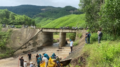 Xã Thượng Đức khắc phục sạt lở bờ sông, bờ kè xung yếu