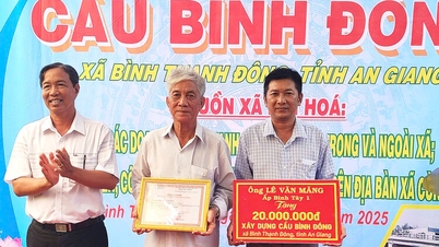 Obec Binh Thanh Dong zahájila výstavbu dopravního mostu
