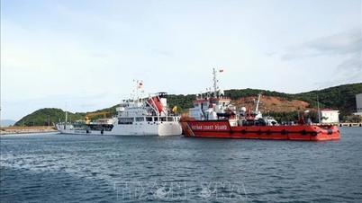 Η Ακτοφυλακή του Βιετνάμ επιθεωρεί το έργο πρόληψης και ελέγχου καταιγίδων αριθ. 13