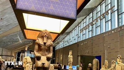 ພິພິທະພັນ Grand Egyptian ກາຍເປັນສັນຍາລັກໃຫມ່ຂອງແຜ່ນດິນ Pyramids