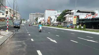 Die Tran Van Hoai Straße wurde ausgebaut und ist geräumig.