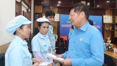 Confederația Generală a Muncii din Vietnam oferă 500 de milioane de VND pentru lucrătorii din Lam Dong afectați de furtuni și inundații