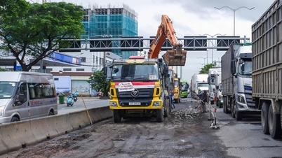 Reparar urgentemente los daños en la ruta Ngo Quyen - Le Van Hien