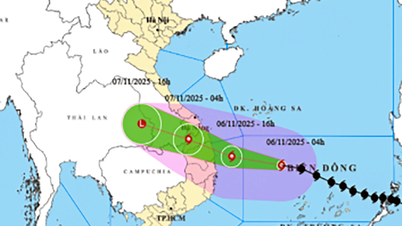Ribut No. 13 menghampiri tanah besar pada petang 6 November, dengan tiupan angin mencapai paras 17 dan ombak mencapai ketinggian 10 meter.