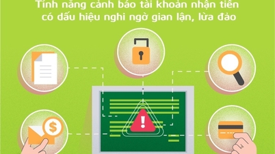 Vietcombank mở rộng tính năng cảnh báo tài khoản nhận tiền có dấu hiệu nghi ngờ gian lận, lừa đảo