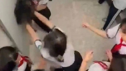 হো চি মিন সিটি টয়লেটে একদল লোকের দ্বারা এক ছাত্রীকে মারধরের ঘটনাটি পরিচালনা করছে।