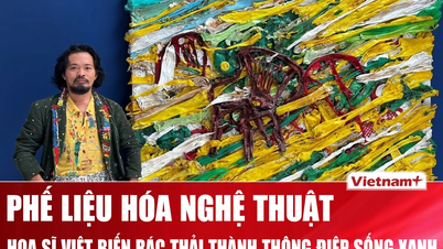 Từ phế liệu thành nghệ thuật: Họa sĩ Việt biến rác thải thành thông điệp sống xanh