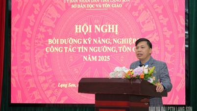 Hơn 120 đại biểu được bồi dưỡng kỹ năng, nghiệp vụ công tác tín ngưỡng, tôn giáo