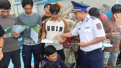 टोही दल संख्या 2 मछुआरों के लिए IUU मछली पकड़ने के खिलाफ दुष्प्रचार को बढ़ावा देता है