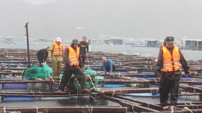 Ikke la folk oppholde seg i flåtene på Vung Ro-bukten