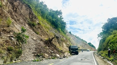 ToNa geçidinde 1 No'lu fırtınanın etkisiyle heyelan riski uyarısı yapıldı.