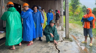 دا ننگ: ترک خوردگی طولانی در Tra Doc ظاهر شد، بیش از ۱۱۰ نفر تخلیه شدند
