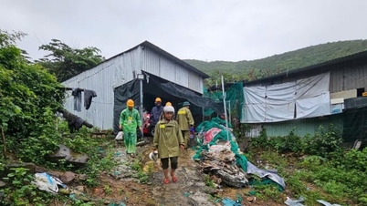 カインホア省の多くの地域では、鉄砲水や土砂崩れの危険性について警告している。