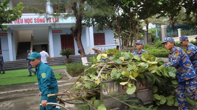 Truong Sa spesialsone sikrer sikkerhet når storm nr. 13 treffer land