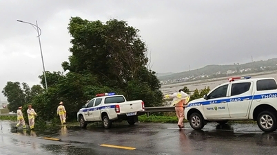 Storm Kalmaegi nadert land, golven hoger dan 3 meter in de zee van Quy Nhon