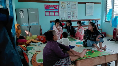 A Quang Ngai nép biztonságos menedékhelyeken gyűlik össze.