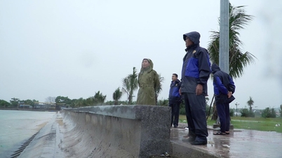 El distrito de Cam Ranh inspecciona las obras de prevención y control de tormentas n.° 13
