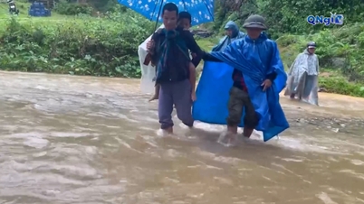 Obec Ba Dinh evakuuje lidi z oblastí ohrožených sesuvy půdy