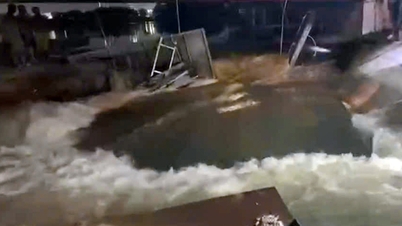 Ho-Chi-Minh-Stadt: Deichbruch unter der Ba-Thon-2-Brücke bei Rekordhochwasser